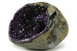Sparkly, Dark Purple Amethyst Geode - Uruguay #378176-1